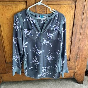 Rebecca Taylor silk Henley top